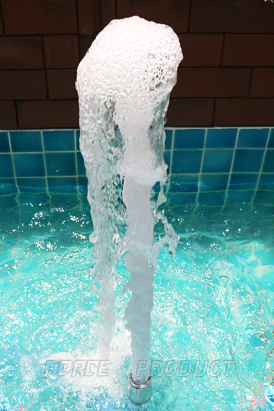 หัวน้ำพุฟองเบียร์สแตนเลส SS Foam Fountain nozzle