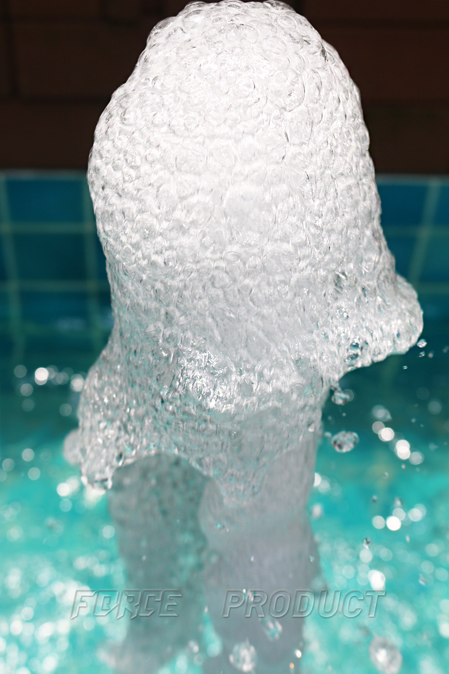 หัวน้ำพุฟองเบียร์สแตนเลส SS Foam Fountain nozzle