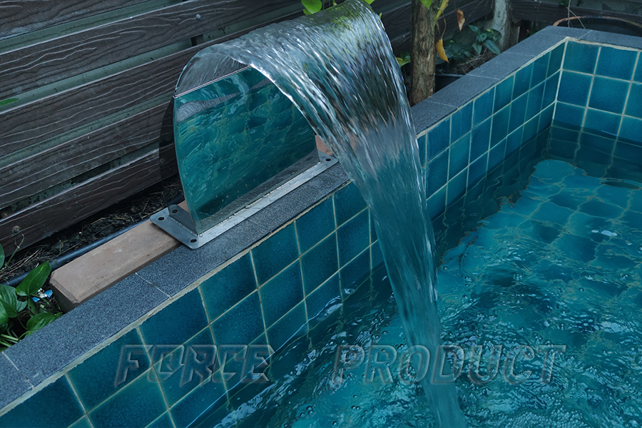 ม่านน้ำตก Water curtain Spa upright