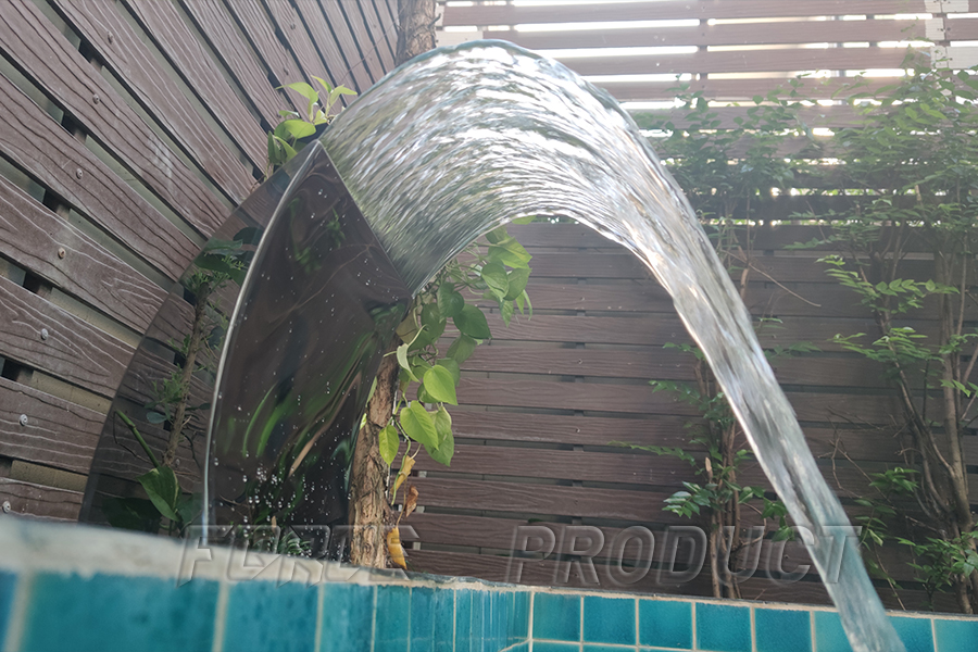 ม่านน้ำตก Water curtain Spa upright