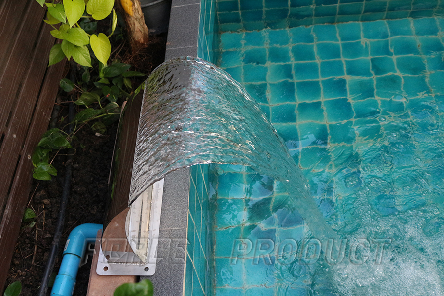 ม่านน้ำตก Water curtain Spa upright