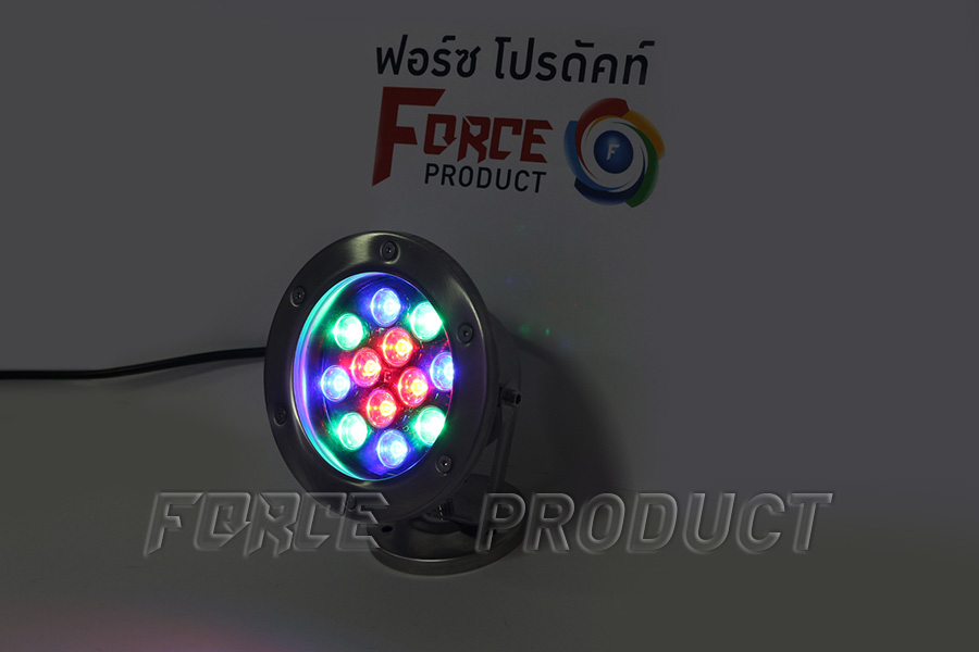 โคมไฟใต้น้ำ LED สีรวม